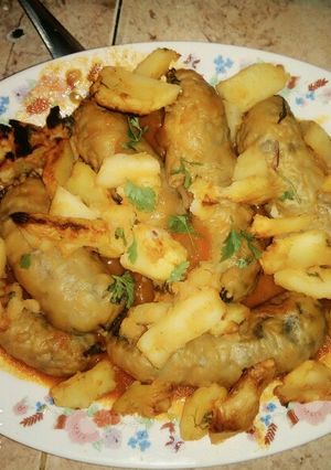 صورة لوصفة عصبان بالبطاطا مشوية