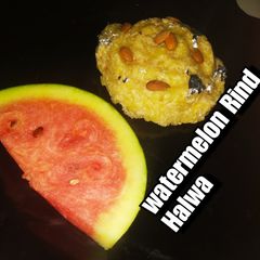 A picture of Watermelon Rind Halwa.