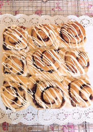 Foto resep Cinnamon rolls premium