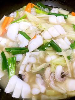 生炒花枝羹 的食譜成品照片