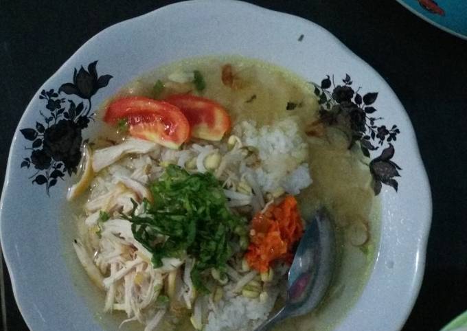 Soto bening ayam kampung semarang