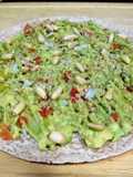 Fajitas integrales con crudites - vegana
