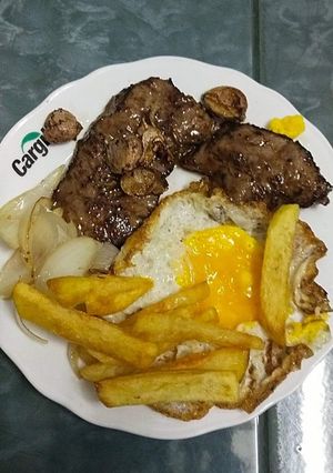Hình của món Bò bittet.