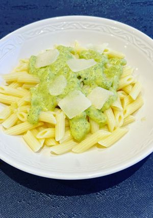 Une photo de Penne aux courgettes