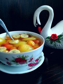 عکسی از دستور کمپوت سه میوه