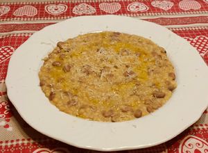 Foto di Fregula sarda e fagioli borlotti