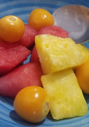 Una foto de Ensalada de frutas