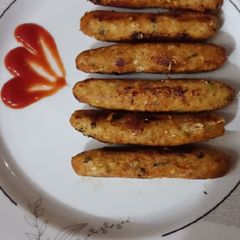 A picture of Chicken Kababs.