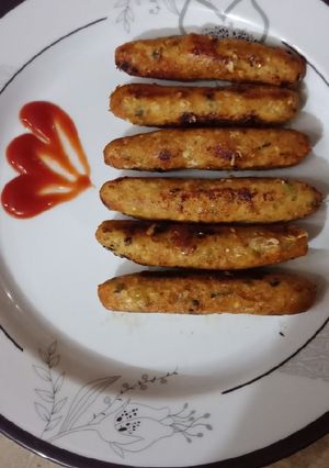 A picture of Chicken Kababs.