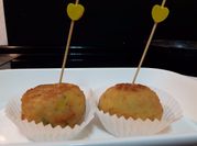 Una foto de croquetas de calabacin