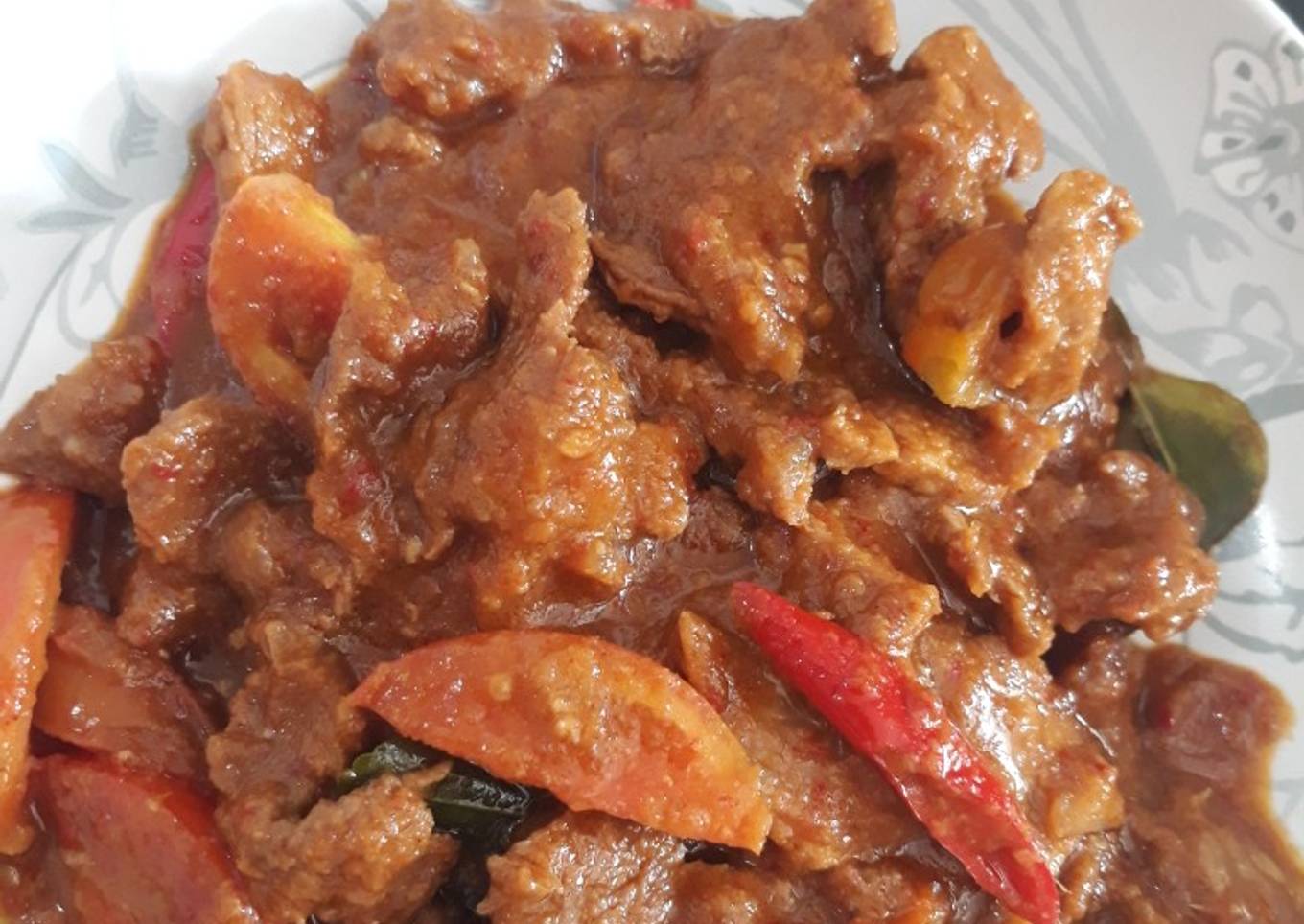 Krengsengan Daging Simple