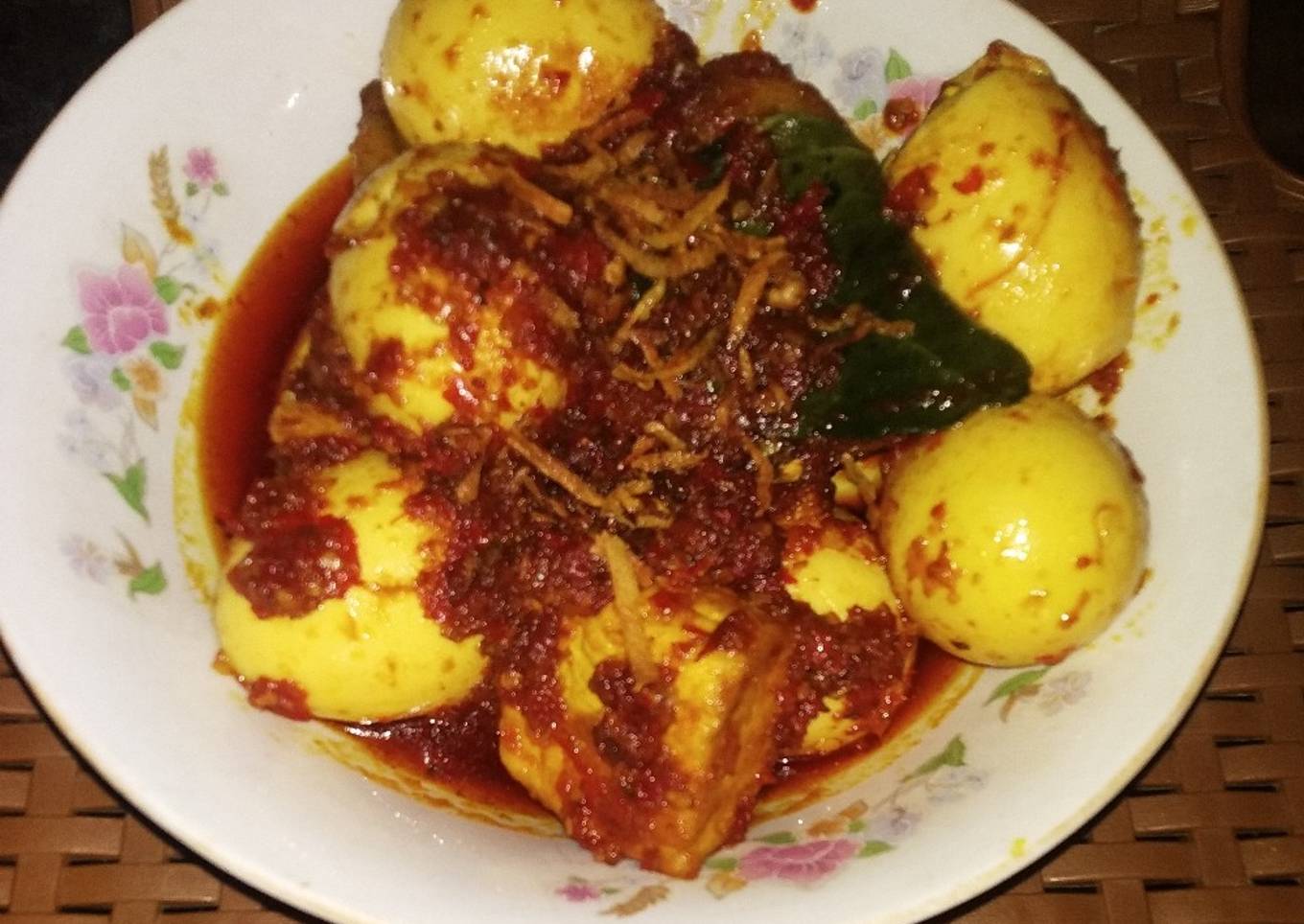 Balado telur tahu