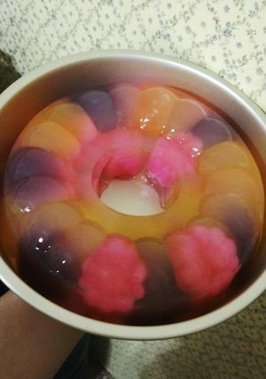 Foto resep Puding kaca bunga