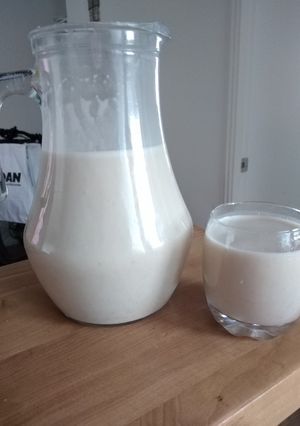 Una foto de Leche de avena