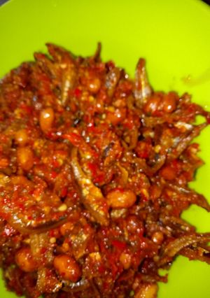 Foto resep Sambel teri kacang nikmat