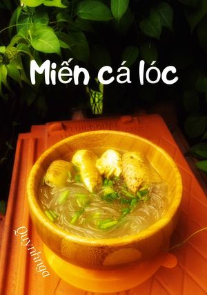 Hình của món Miến cá lóc.