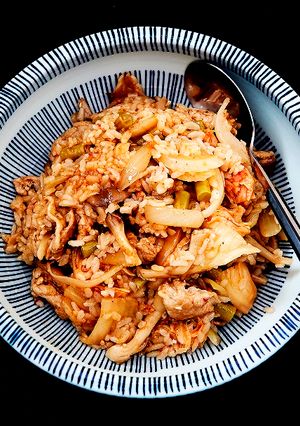 食煮#18 《韓式泡菜豬肉燉飯》 的食譜成品照片