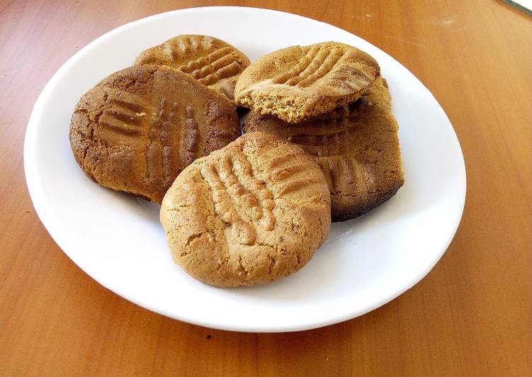 Peanut butter and Lemon rind Cookies