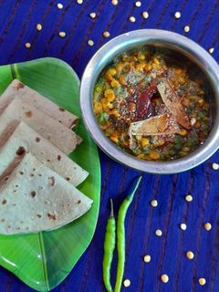 ढाबा स्टाइल चना दाल पालक (Dhaba style chana dal palak recipe in Hindi) रेसिपी मुख्य फोटो
