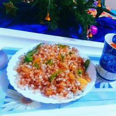 A picture of Sabudana Khichdi.
