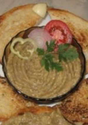 Padlizsánkrém recept fotója