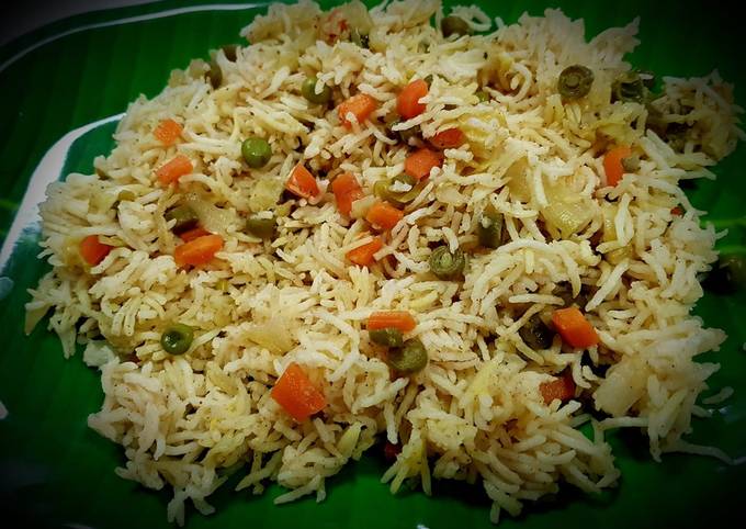 Recipe of Jamie Oliver Veg Pulav (Simple Version)