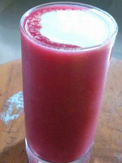 A picture of Watermelon and Strawberry Smoothie.