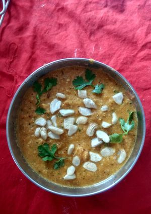 पनीर काजू सब्जी (paneer kaju sabzi recipe in Hindi) रेसिपी मुख्य फोटो