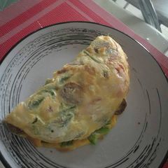 A picture of Sausage Omelette.