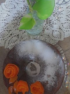 عکسی از دستور کیک خرمالو