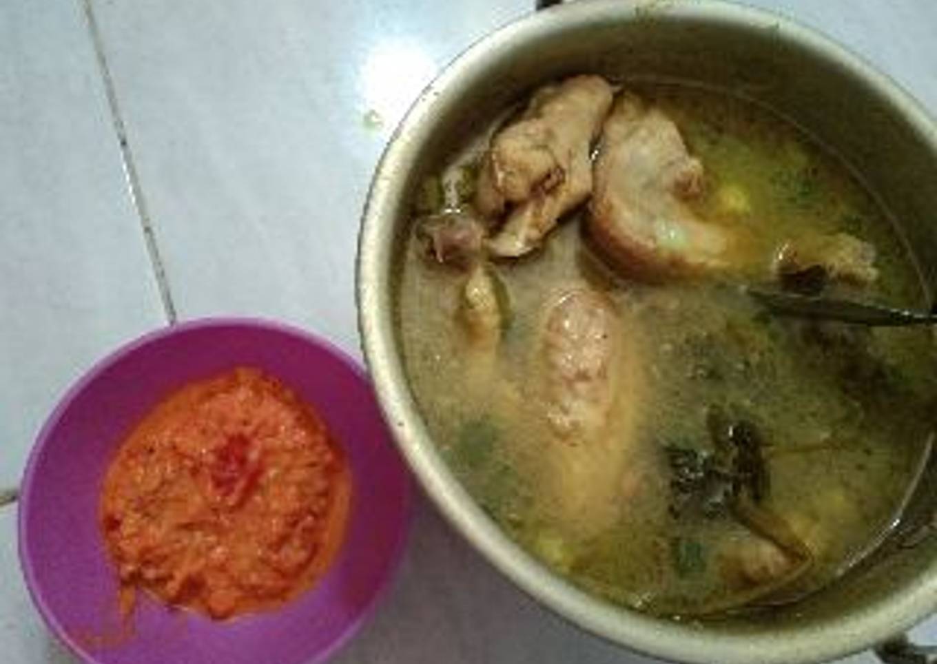 Soto ayam simple