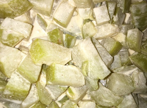 Una foto de Chayotes dulces