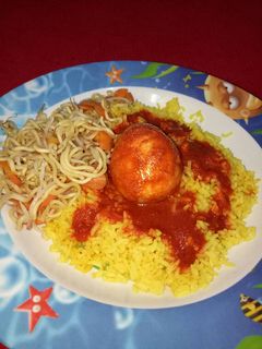 Foto resep Nasi Kuning Masak Habang Banjar (ala magicom/ rice cooker)