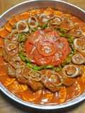 Kofta Casserole with Sliced Vegetables
