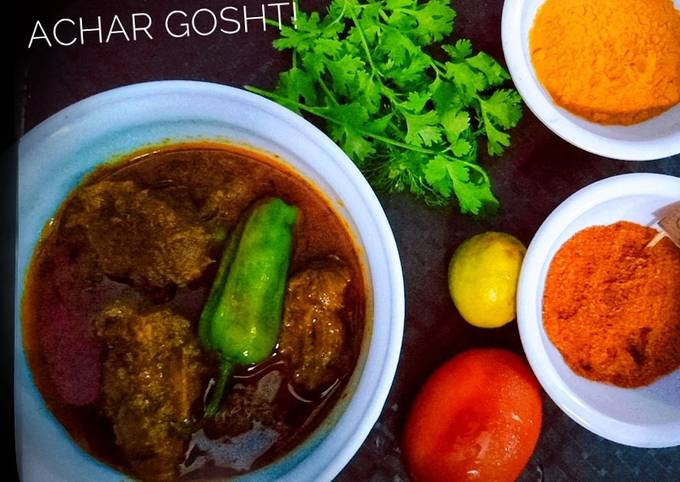 Easiest Way to Make Award-winning Achar Gosht!