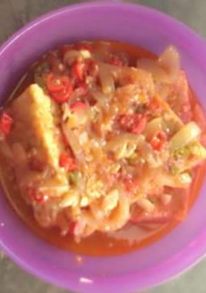 Foto resep Omelet kepepet saus tiram pedas