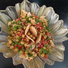 A picture of Chana papry chat /lazez chatpaty chana chat.