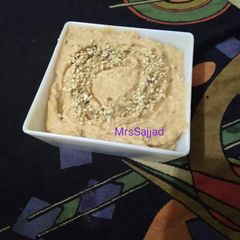 A picture of Carrot Hummus.