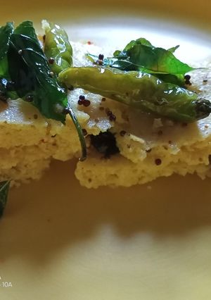 खमन ढोकला (khaman dhokla recipe in Hindi) रेसिपी मुख्य फोटो