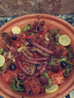 صورة لوصفة طاجين الشواء بطريقة جديدة👌