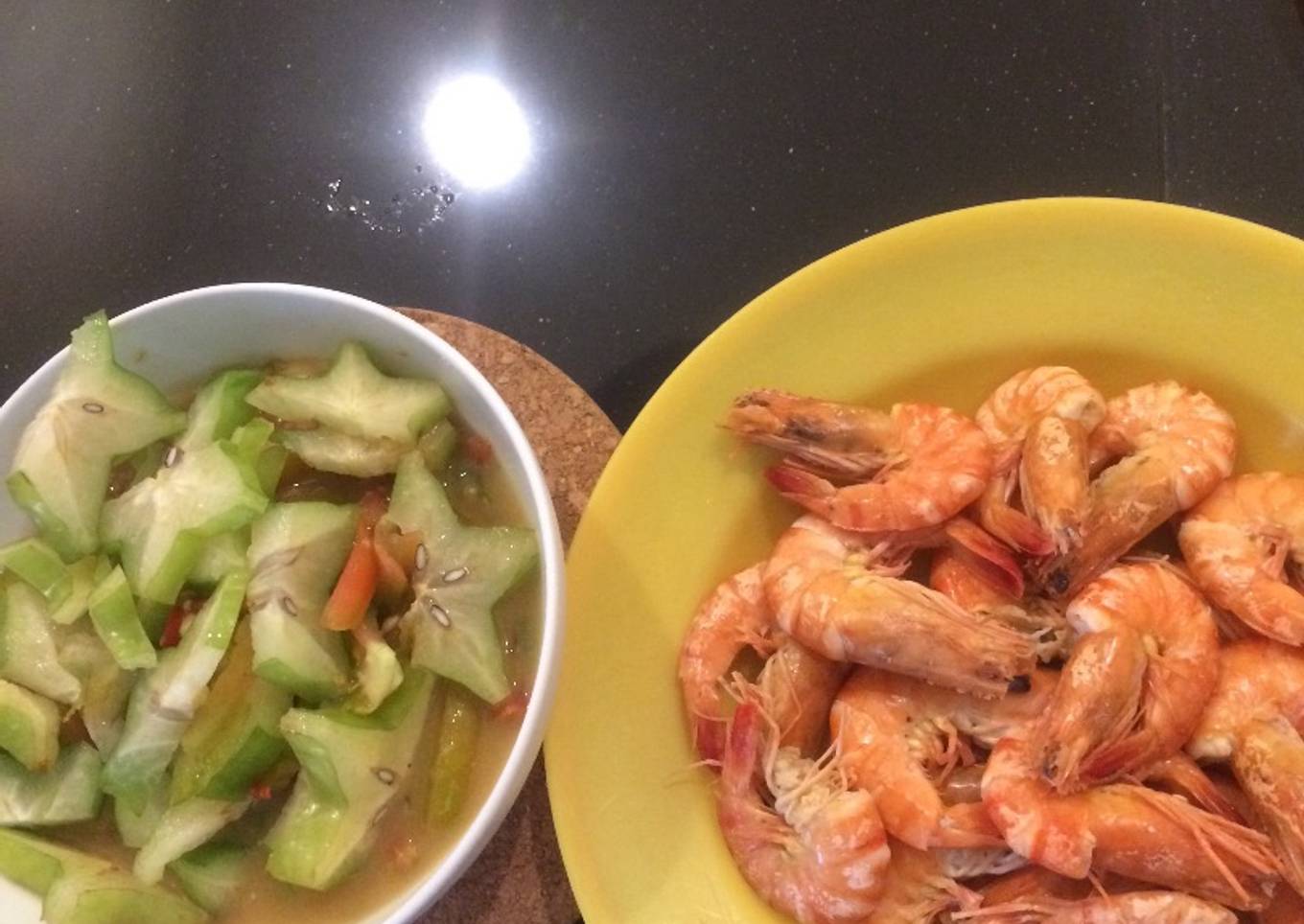 Udang Gala Rebus Bumbu Belimbing