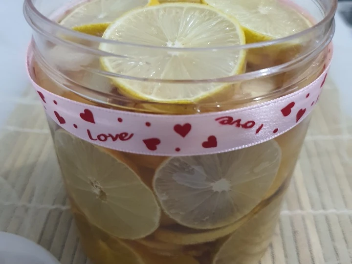 Langkah Mudah untuk Membuat Resep Korean honey lemon ginger tea ala fe yang Sempurna Anti Ribet, Mantap