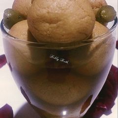 A picture of Brown Rasgulla/Rasgola(the flavour of Odisha).