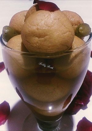 A picture of Brown Rasgulla/Rasgola(the flavour of Odisha).