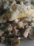 Ravioli con funghi e pancetta