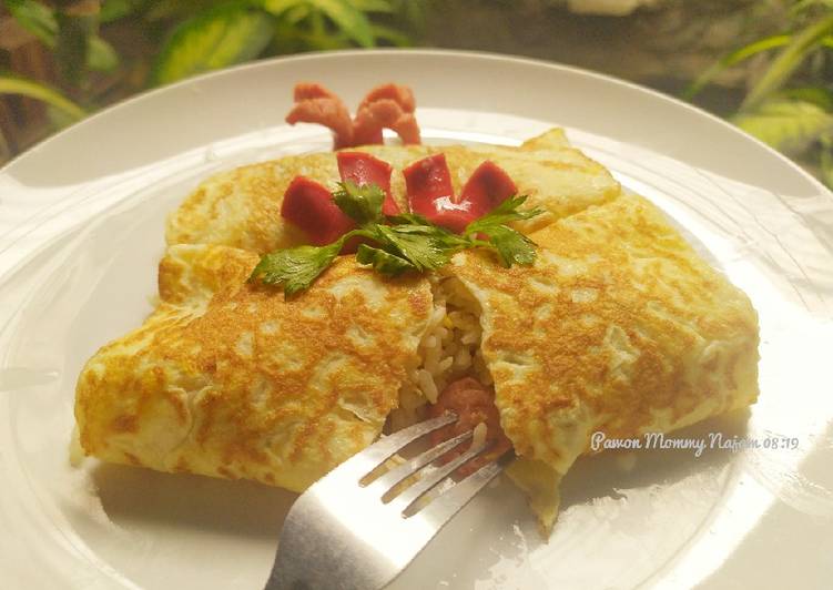Resep Nasi Goreng Omelet, Lezat