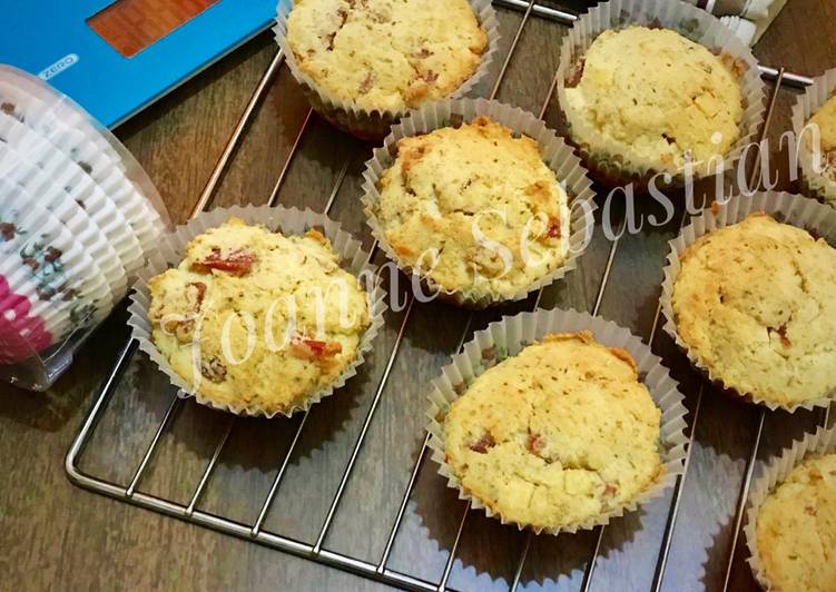 Bacon &amp; Cheese Muffin -Keto #ketopad_cp_ketobeticcake