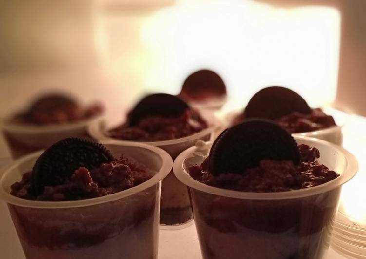 Resep Oreo dessert box Anti Gagal