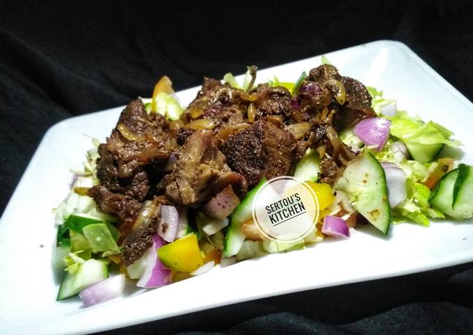 Suya salad