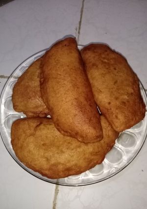 عکسی از دستور نان پیتزایی مثل پیراشکی